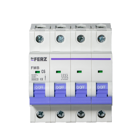 FMB-C 6kA 4P 06 х-ка C Автоматический выключатель